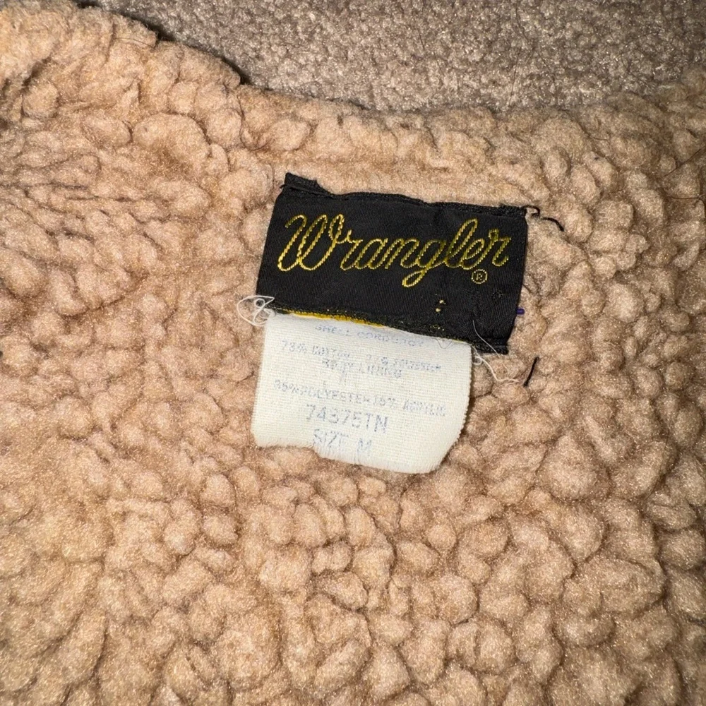 Vintage Wrangler Sherpa Vest - Picture 3 of 6